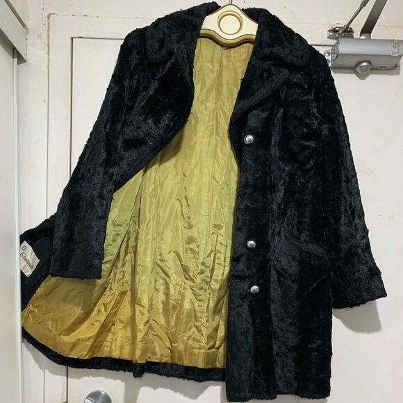 VINTAGE GLENBROOKE FAUX FUR COATS SIZE S - Picture 9 of 12